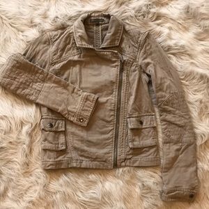 Michael Stars Zippered Jacket (motorcycle Style)